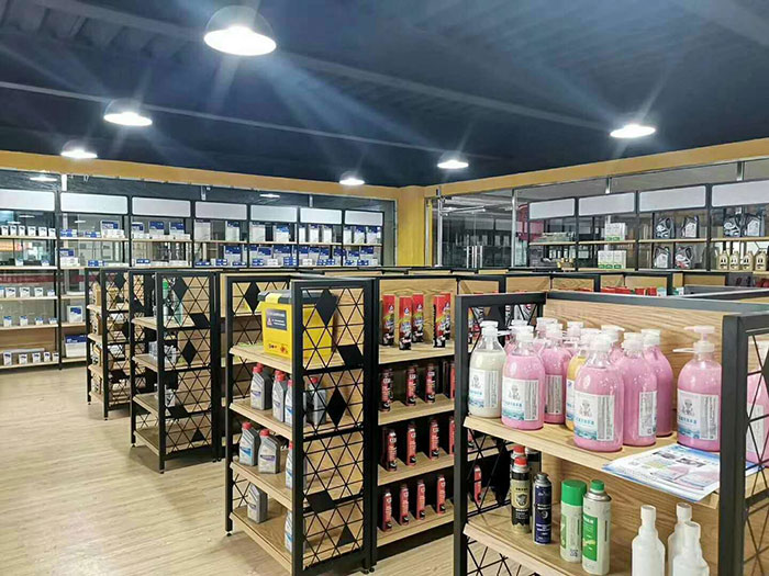 雙面鋼木結合貨架